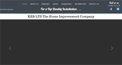 Desktop Screenshot of krbhomeimprovements.co.uk